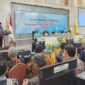 Sekda Sultra Asrun Lio saat membuka Rakortekrenbang di Kota Baubau, Jumat (11/4/2025).