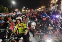 Patroli keliling yang dipimpin Wali Kota Kendari