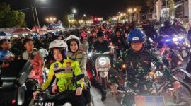 Patroli keliling yang dipimpin Wali Kota Kendari