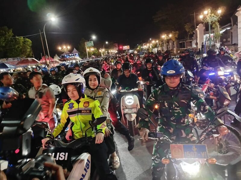 Patroli keliling yang dipimpin Wali Kota Kendari